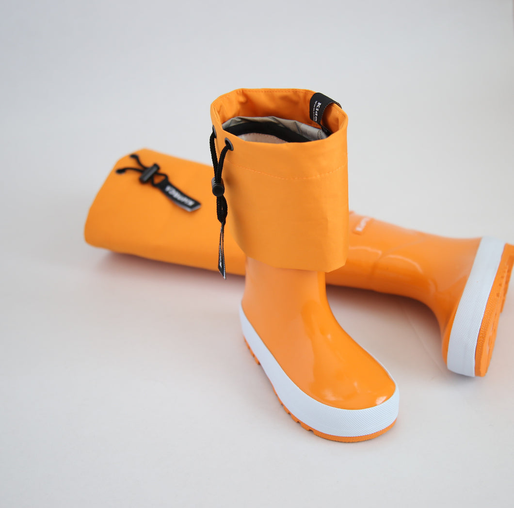 KidORCA Kids Rain Boots with Above Knee Waders _ Cheddar