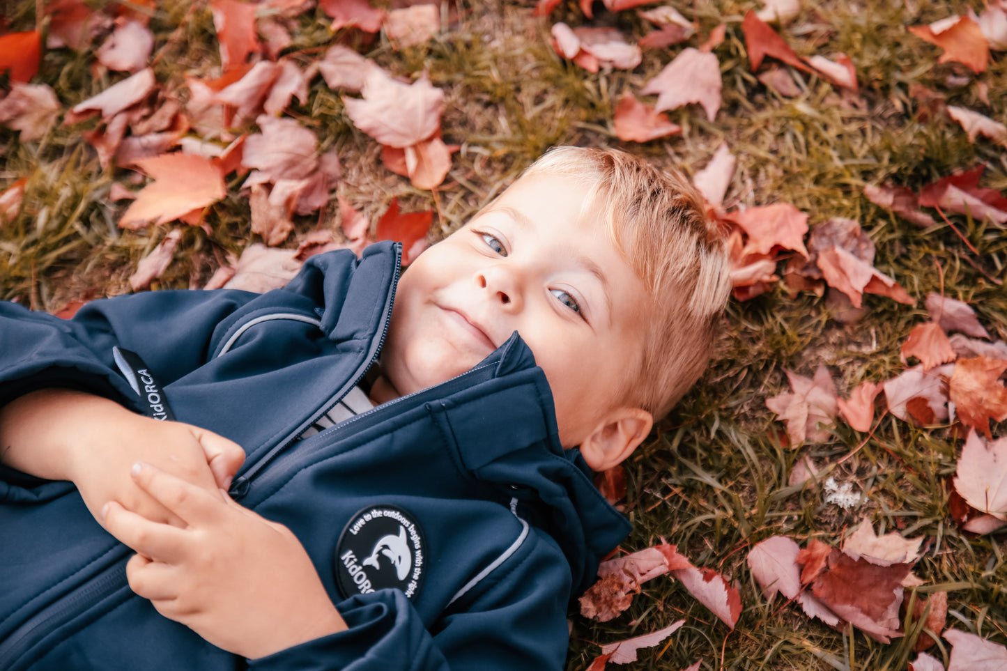 KidORCA Kids Softshell Overall Play Suit _ Navy