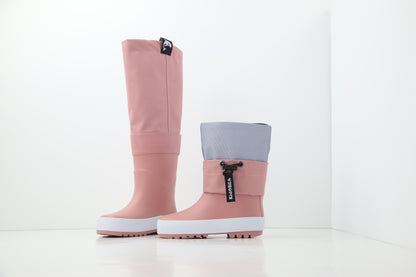 KidORCA Kids Rain Boots with Above Knee Waders _ Ash Rose