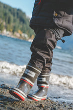 Load image into Gallery viewer, KidORCA Kids Rain Boots with Above Knee Waders _ Grey
